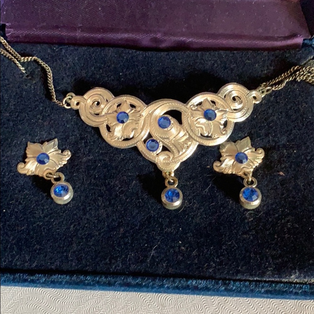 Montana silversmith necklace and earrings